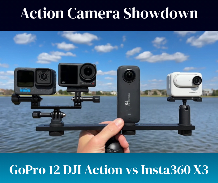Action Camera Showdown: GoPro 12 DJI Action vs Insta360 X3